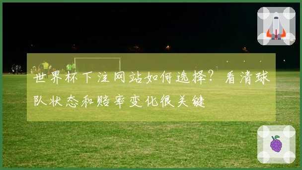 世界杯下注网站如何选择？看清球队状态和赔率变化很关键